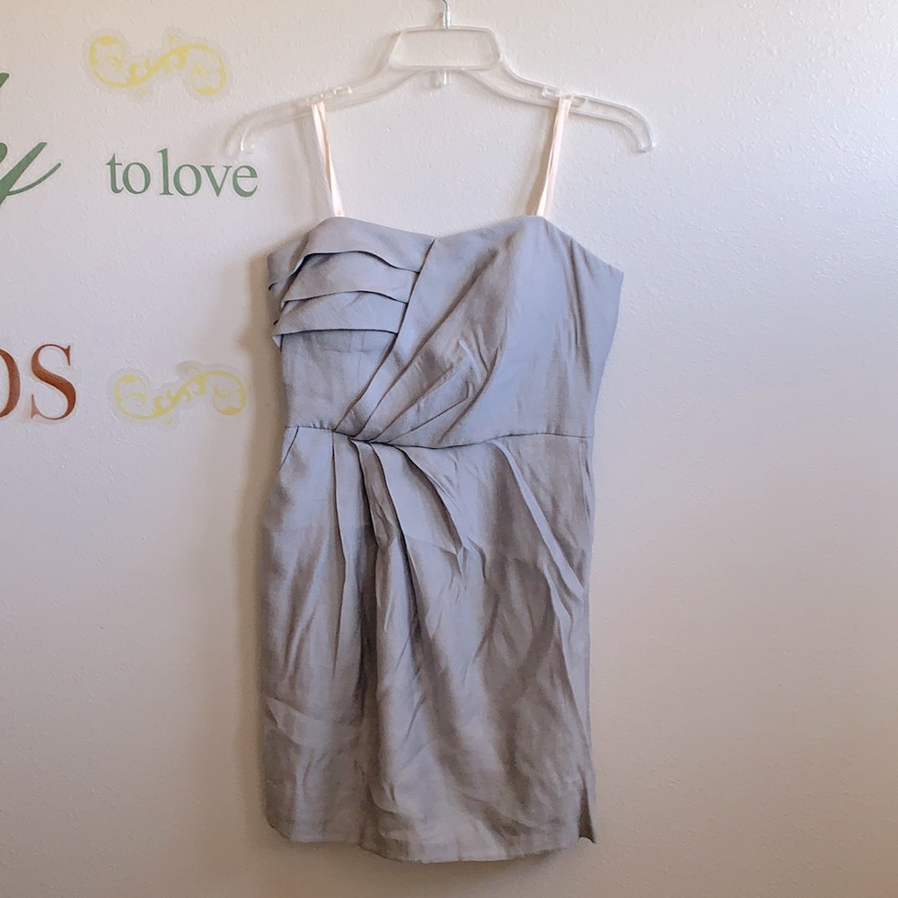 BCBG generation grey cocktail dress size 4